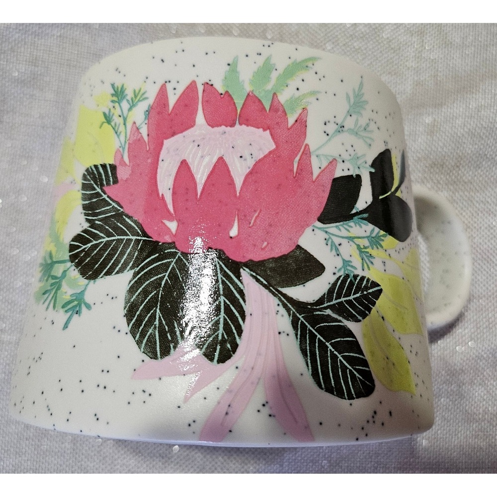 2pk Starbucks Cactus Flower Ceramic Coffee Cup Mug Summer 2022 14oz NEW